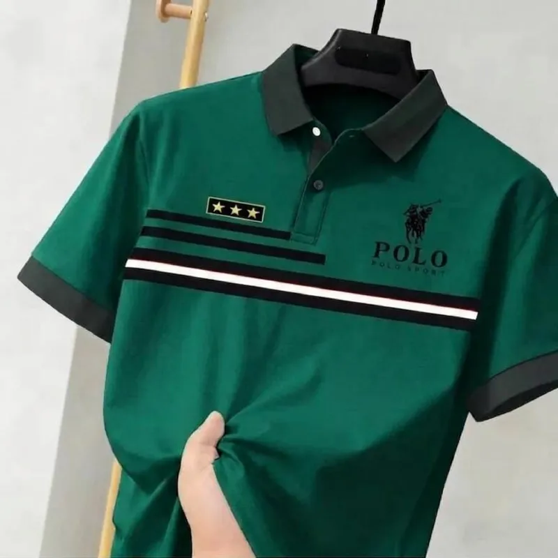 Men's Knit-Dyed PK Cotton Polo Shirt, Half Sleeve, 210 GSM