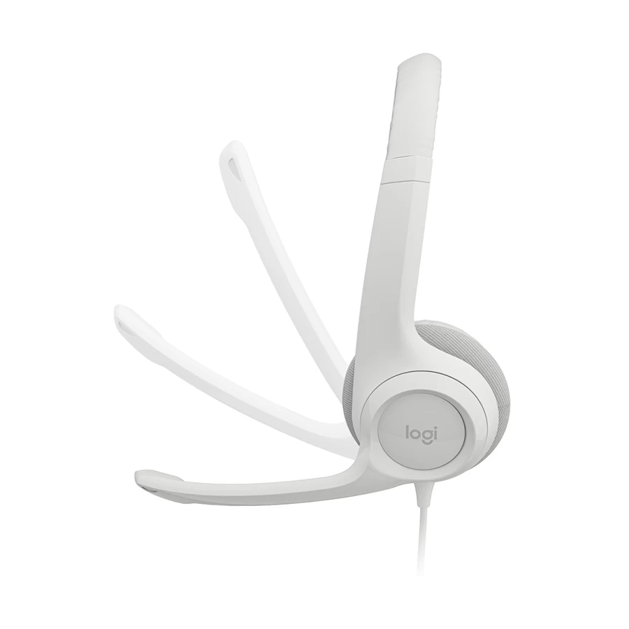 Logitech H390 USB Computer Headset Off-White