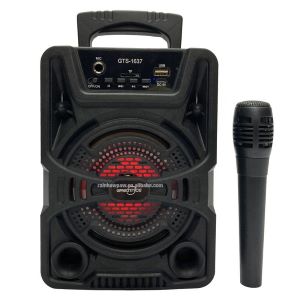 GTS Speaker GTS-1637 Bt Speaker Portable 4 inch