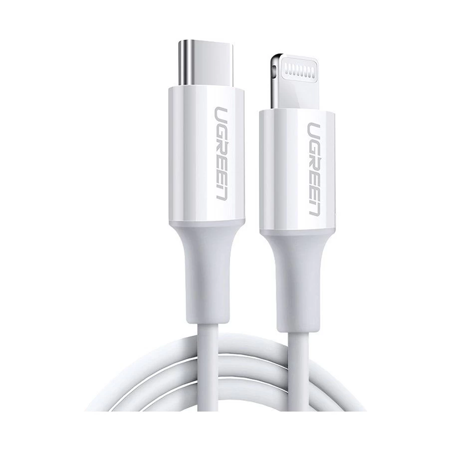 UGREEN US171 60748 USB-C to Lightning 1.5 Meter White Charging Cable