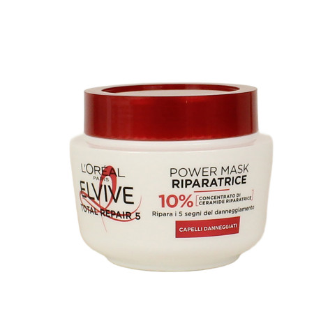 L'Oreal Paris Elvive Total Repair 5 Reparatrice Power Mask 300ml (France)