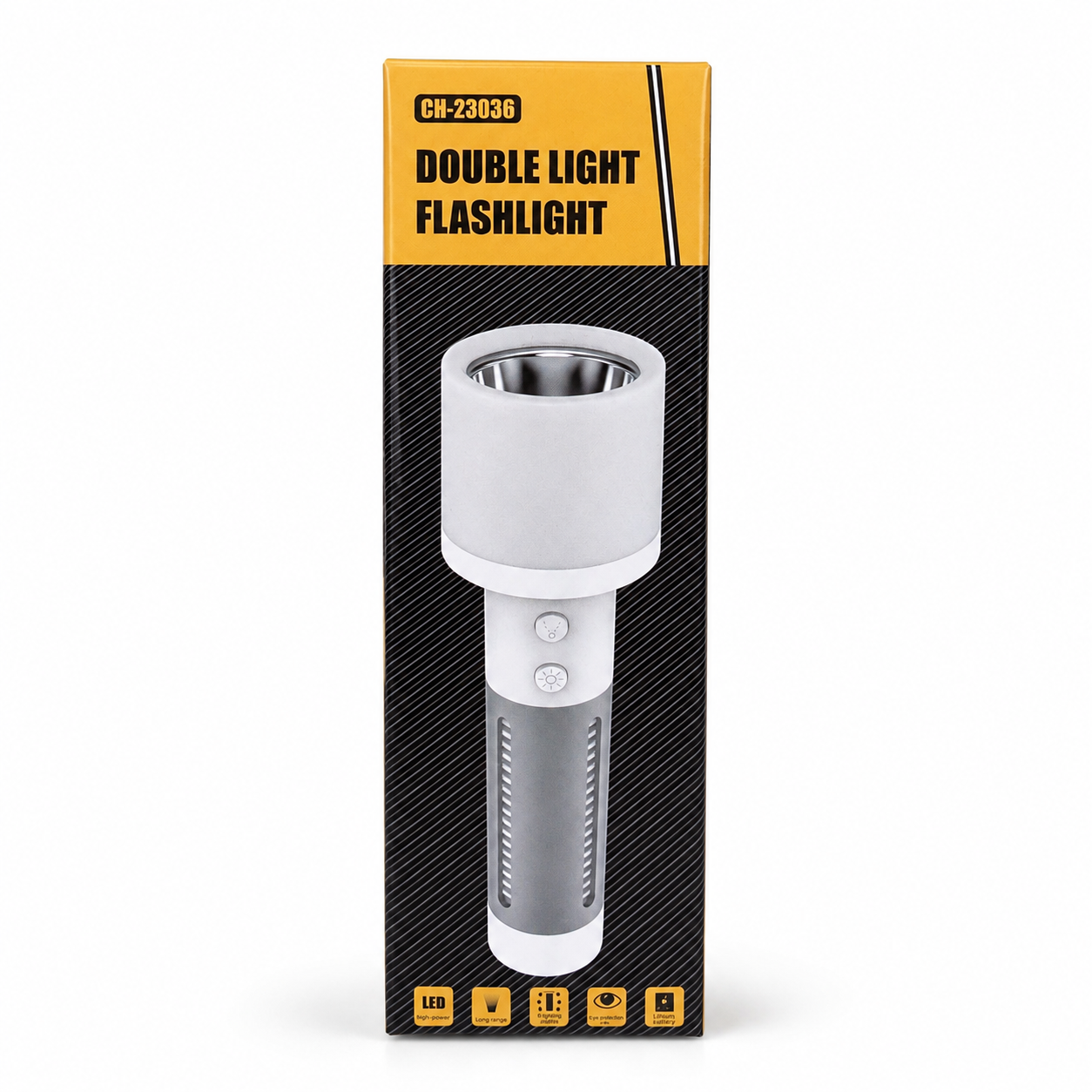 2-in-1 Rechargeable Double Light Torch Light & Reading/table Lamp
