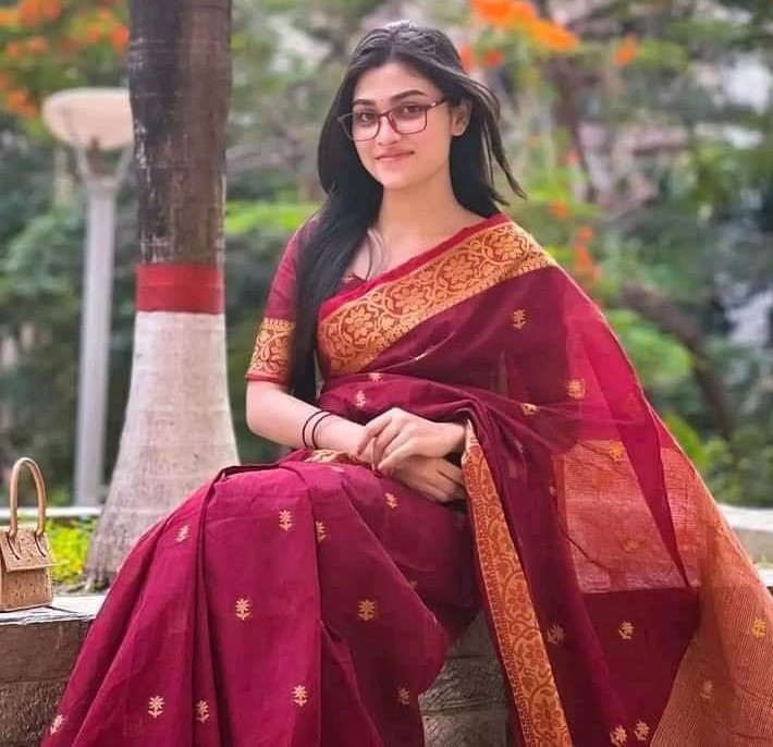 Tangail Buti Saree with Blouse Piece, 13 Haath, 5 Colours