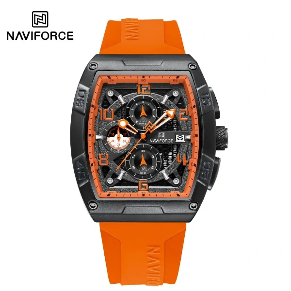 Naviforce 8052T Men’s Watch – Orange