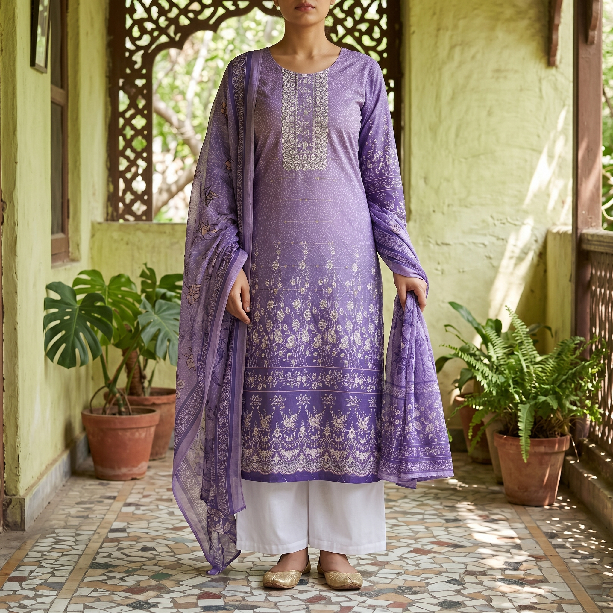 ANAYA HOOR Rigging Digital printed cotton  3 Piece