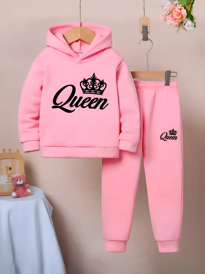 Infant and Kids DTF Print Hoodie Set, One Side Brush, 9 Sizes