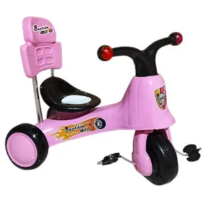 Captain Moto Bike Booster-Light Pink