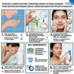 CeraVe Hydrating Cream to Foam Cleanser 236ml (France)