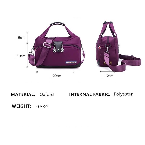 Large Capacity Waterproof Anti-theft Fashion (purple)