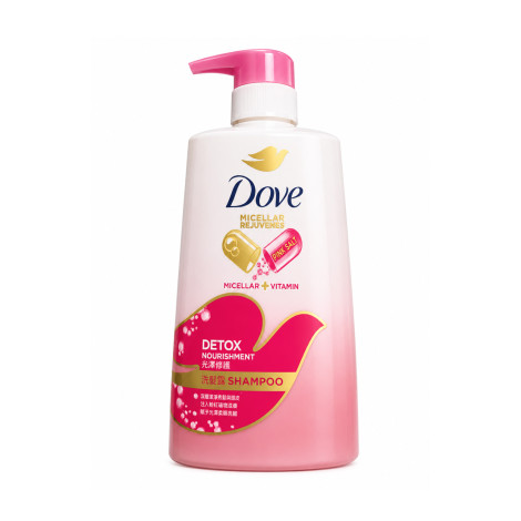Dove Micellar Detox Nourishment Shampoo 680ml (Taiwan)
