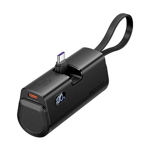 Vention FHQB0 4800mAh 22.5W Black Power Bank with Digital Display