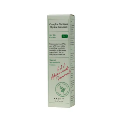 Axis-Y Complete No-Stress Physical Sunscreen SPF50 50ml (Korea)