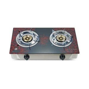 RFL Glass Double Gas Stove Rosee