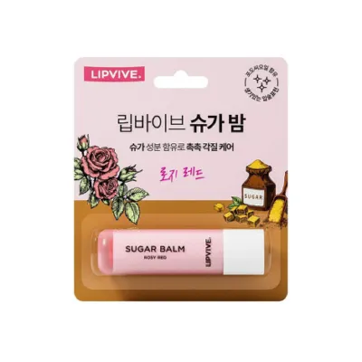 Lipvive Sugar Balm Rosy Red 4.8g (Korea)