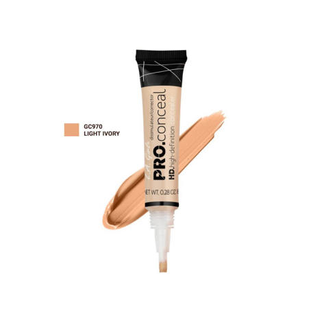 L.A. Girl Pro.conceal Hd High Definition Concealer-GC 970 Light Ivory (China)