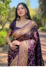 Skin Print Silk Saree for Women, Matching Blouse, 6 Colours