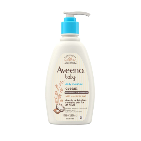 Aveeno Baby Daily Moisture Cream  With Coconut Oil & Shea Butter 354ml (Canada)