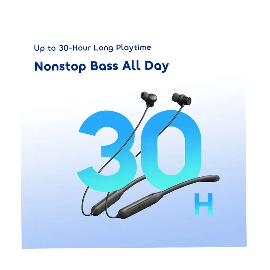 Oraimo Necklace Neo Gravity Black Bluetooth Neckband Earphone
