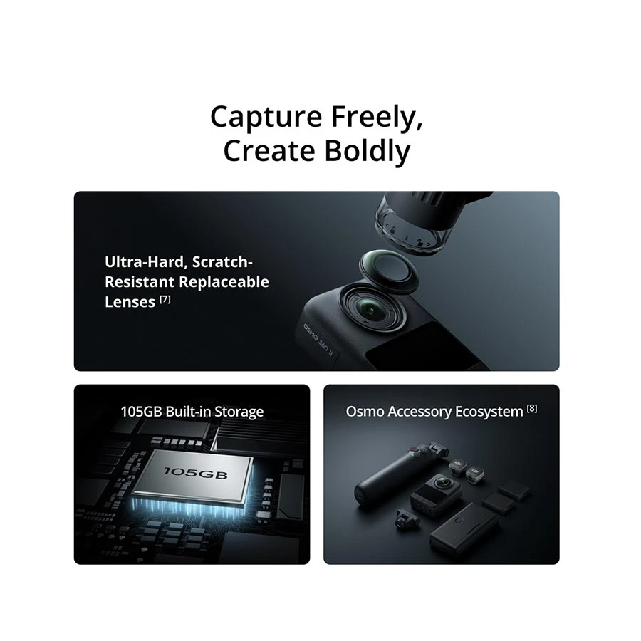 DJI Osmo 360 II 8K Action Camera Adventure Combo