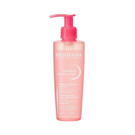 Bioderma Sensibio Gel Moussant Soothing Micellar Cleansing  Foaming Gel 200ml (France)