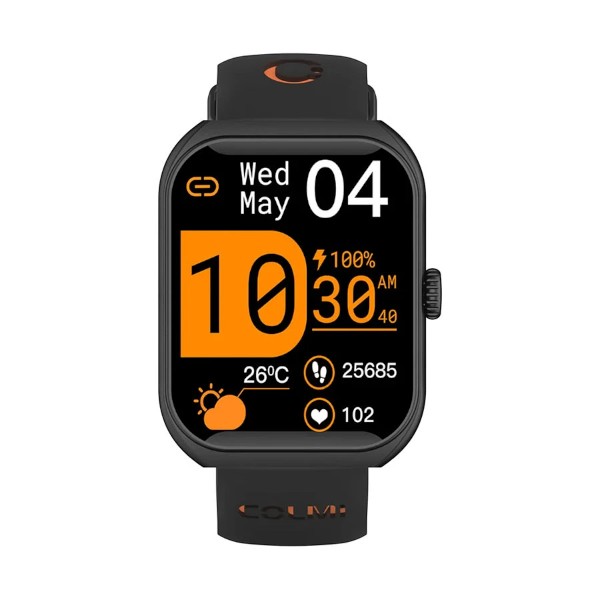 COLMI P86 Bluetooth Calling Black Smart Watch