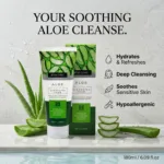 3W Clinic Aloe Clear Cleansing Foam 180ml (Korea)