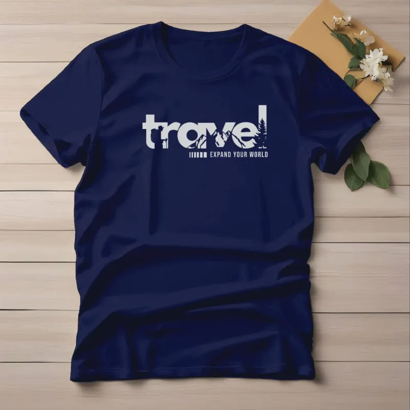 Men's Soft Cotton Print T-Shirt for Daily Wear, 160-180 GSM