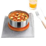 MILTON Triyum Stainless Steel Tiffin, 3 Container, 280 ml Each, with Jacket, Spoon & Fork, Orange | Lunch Box | Food Grade | Odour Proof | Light Weight | Hygienic