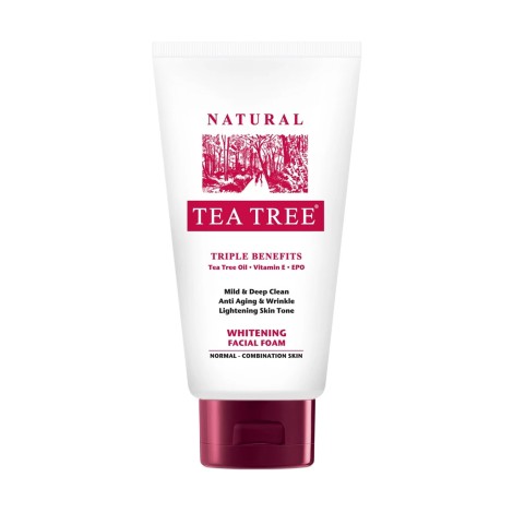 Natural Tea Tree Whitening Facial Foam 140g (Thailand)