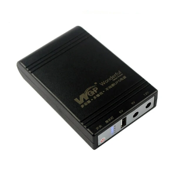 WGP mini UPS 5/9/12V (8,800mAh)- 1 Year Warranty – Black Color