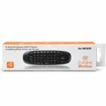 Wireless Air Mouse with Dual-Sided QWERTY Keyboard & Gyroscope