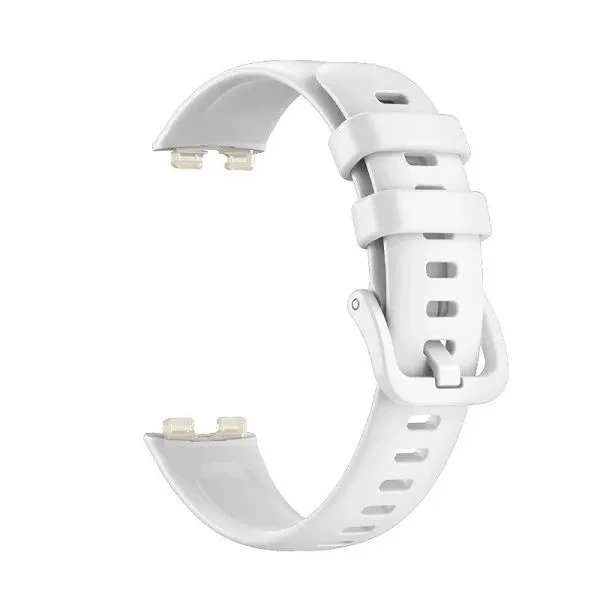 Huawei Band 8 Soft Silicone Straps- White