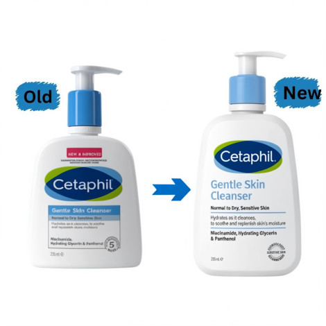 Cetaphil Gentle Skin Cleanser Normal To Dry and Sensitive Skin 236ml (Canada)