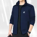 Men's Premium china Bonded Jacket (Navy Blue)