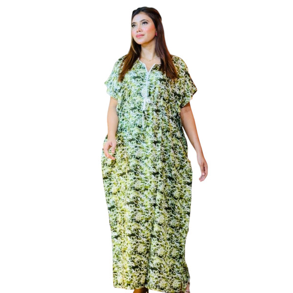 Long Kaftan Maxi in China Linen