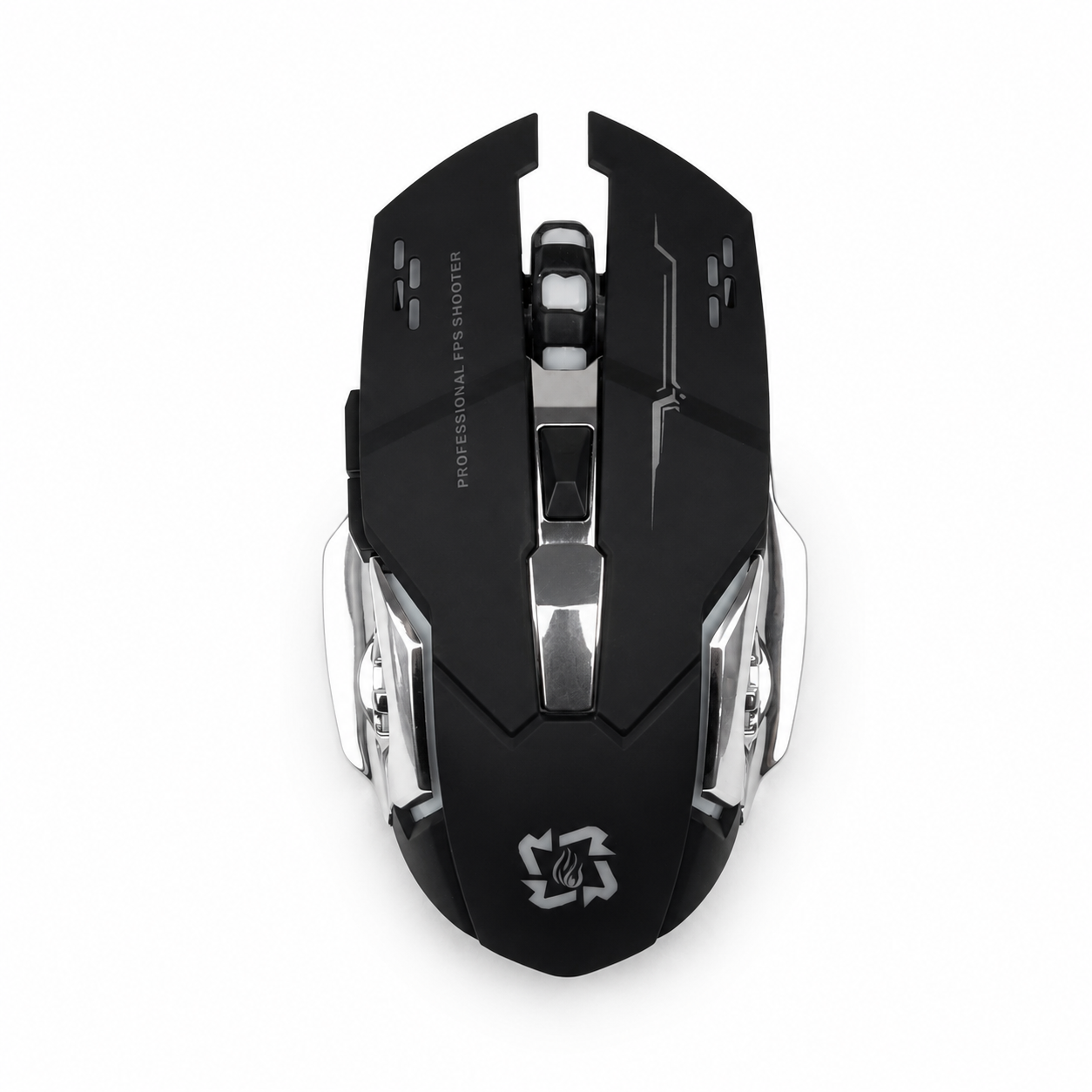 T1 & T2 Professional Wireless Gaming Mouse | Rechargeable Battery | Cool Backlight for FPS Shooter