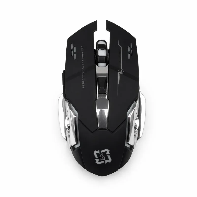T1 & T2 Professional Wireless Gaming Mouse | Rechargeable Battery | Cool Backlight for FPS Shooter