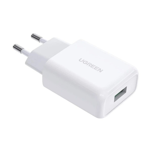 Ugreen CD122 18W USB QC 3.0 White Charger