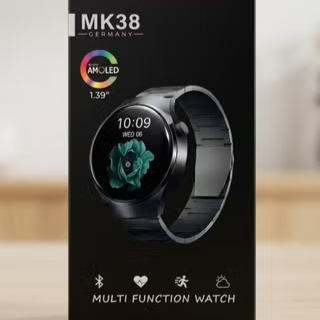 New MK38 Premium Round AMOLED HD display Germany Multi Function Smart Watch For Men