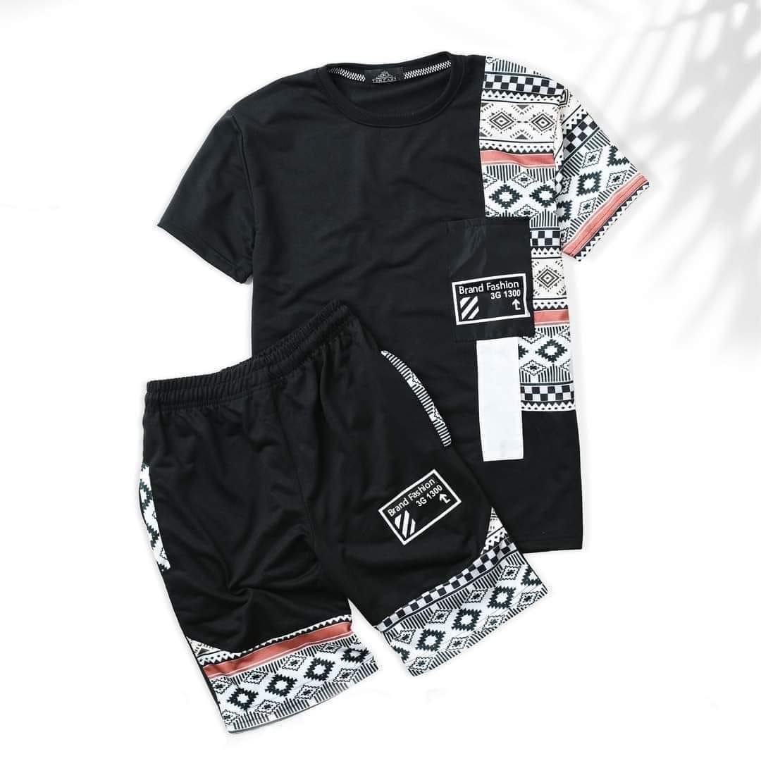 Men's P.P Fabric T-Shirt and Pants Combo, 3 Colours