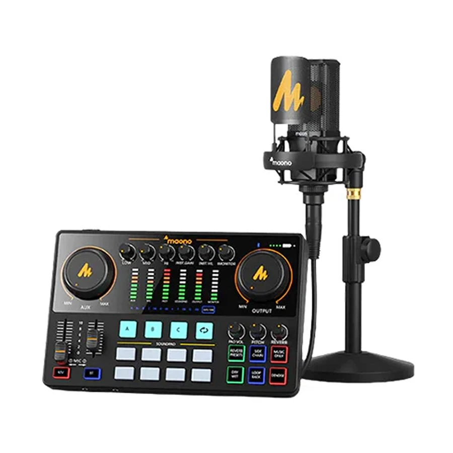 Maono Maonocaster AME2A Integrated Audio Production Studio, Black