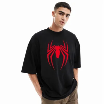 Men's Stylish Drop Shoulder (Black)