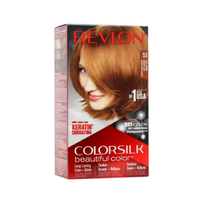 Revlon Colorsilk Beautiful Hair Color - 53 Light Auburn Clair (USA)