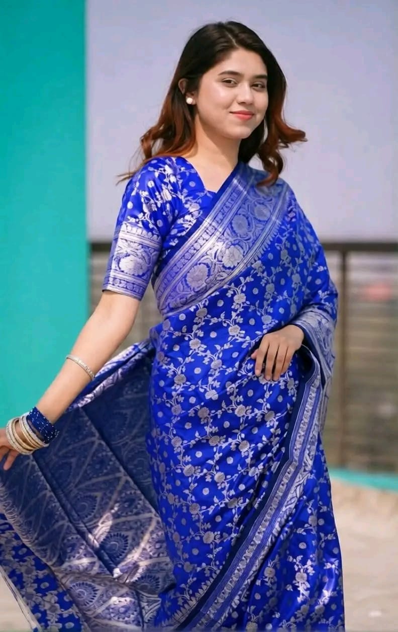 Royal Banarasi Katan Wedding and Festive Saree