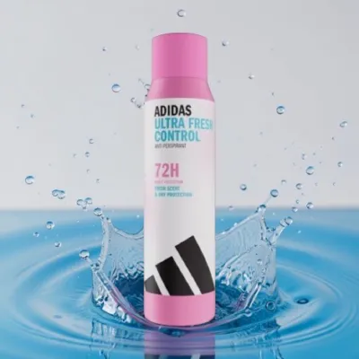 Adidas Ultra Fresh Control 72h Sweat Protection Anti-Perspirant Body Spray 150ml (Poland)