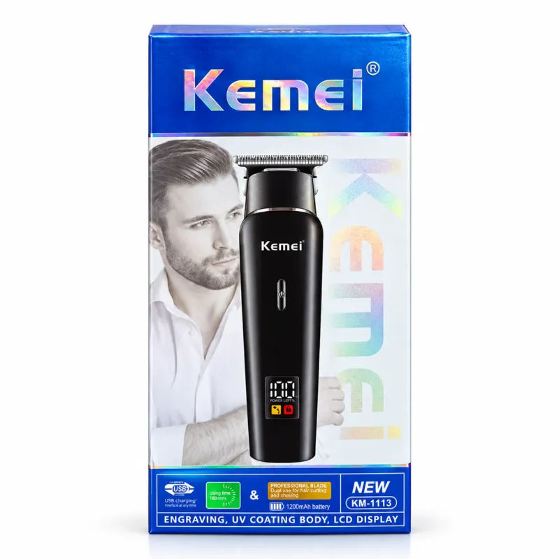 Kemei KM 1113 Rechargeable Hair Clipper & Beard Trimmer