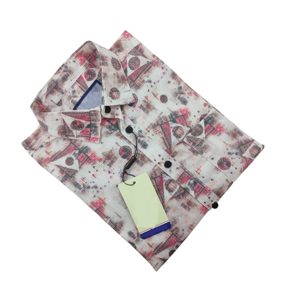 Exclusive Full Sleeve Designer Print Shirt