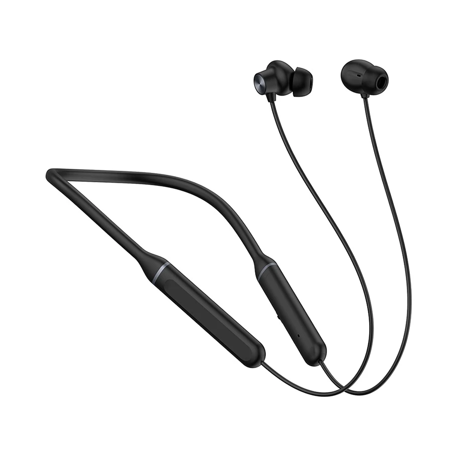 Blisbond A2 ENC Bluetooth Neckband Earphone Black