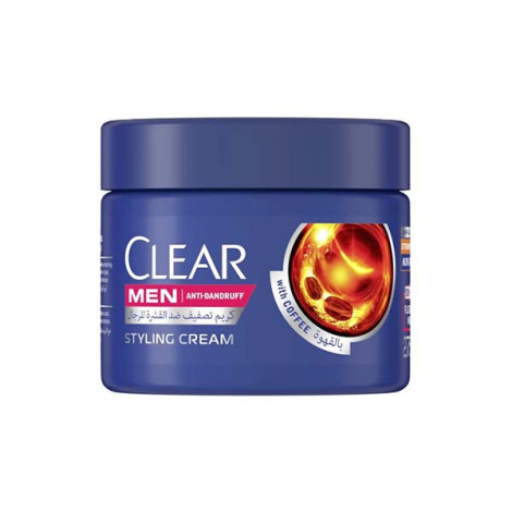 Clear Men Anti-Dandruff With Coffee Styling Hair Cream 275ml (UAE)