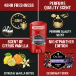 Old Spice Night Panther Scent Of Citrus Vanilla Deodorant Stick 50ml (Germany)